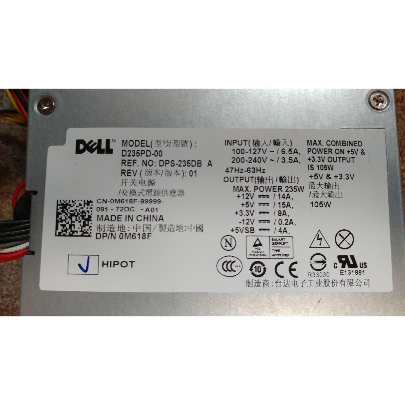 Fuente Dell Optiplex Power Supply
