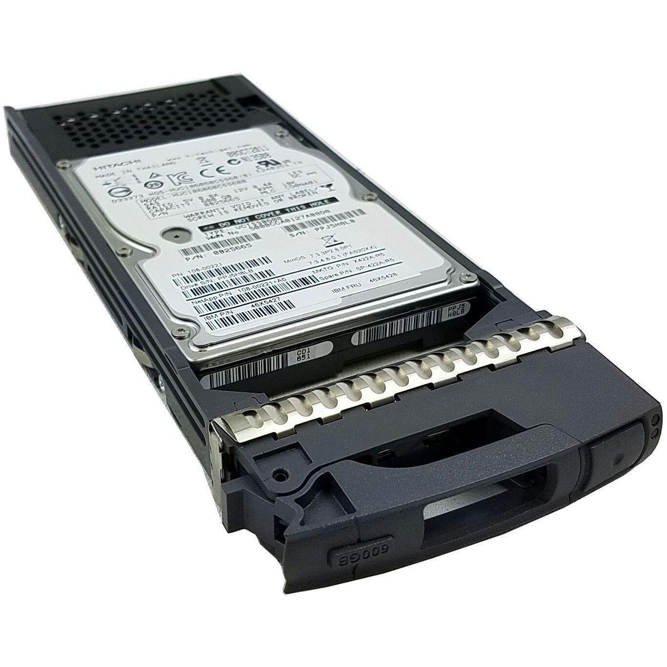 HD 600GB SAS 10k RPM 2.5" 6G Hot Plug para Storage IBM Netapp 46X5427, 108-00221 - AloinfoUSA