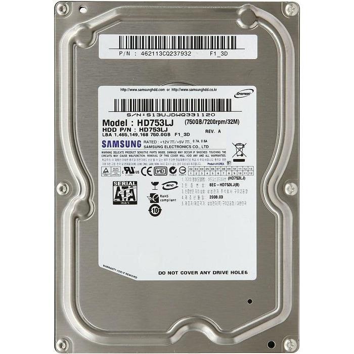 HD 750GB SATA 7.2k RPM 3.5" 3G HD753LJ - AloinfoUSA