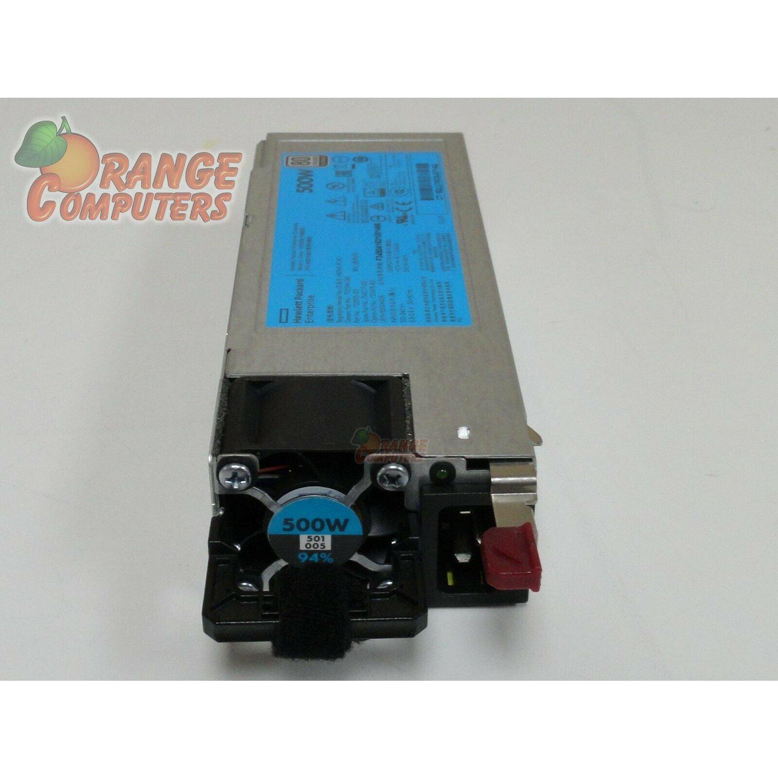 HP 500W Power Supply DL380 DL360 G9 Gen9 Watt 723595-501 723594-001 720478-B21 887758175842 - AloinfoUSA