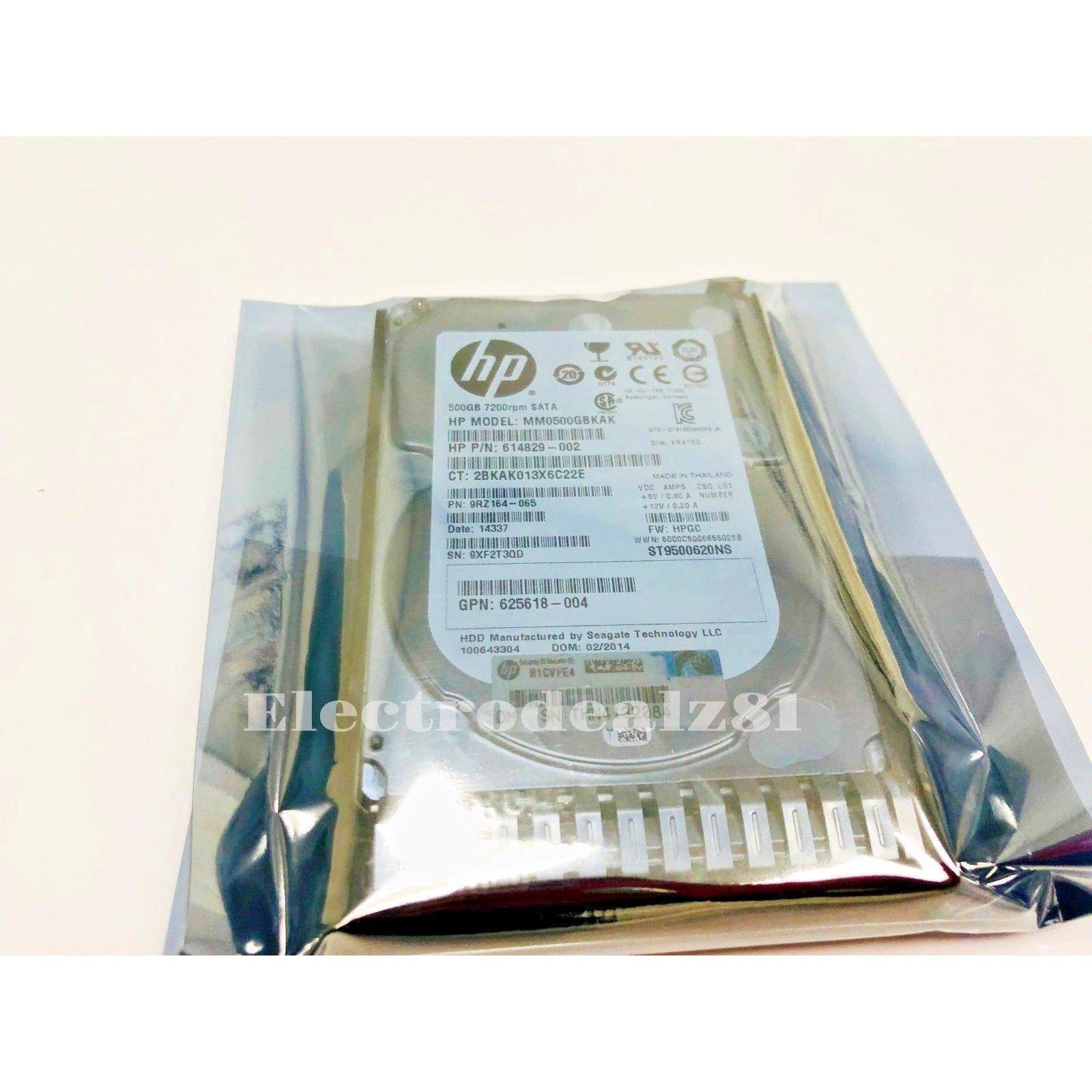 HP 655708-B21 500GB SATA MDL 6G 7.2k 2.5'' SC HD 614829-002 656107-001 886111651054 - AloinfoUSA