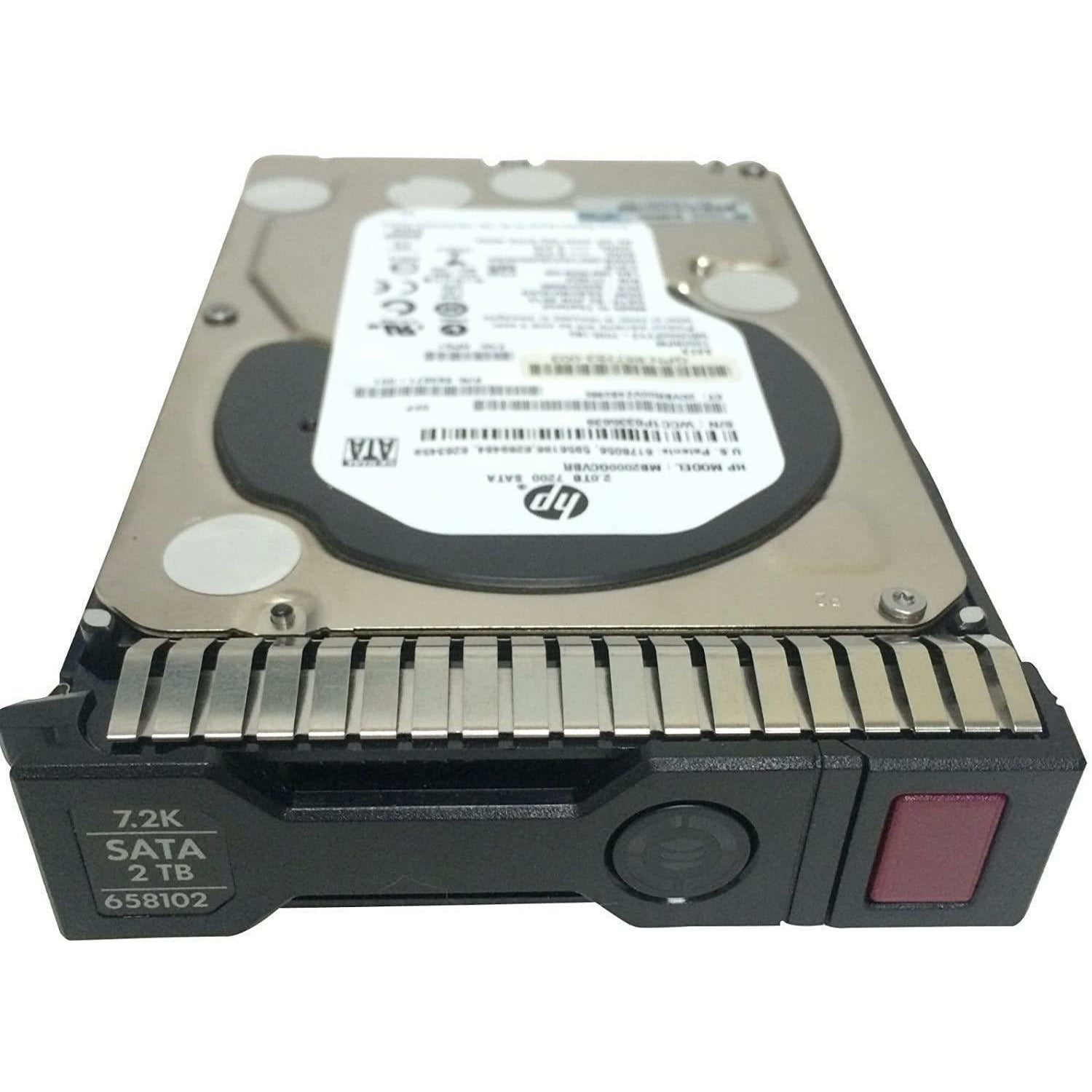 HP 658102-001 2TB 6G SATA 7.2K 3.5" MDL Hard Drive - AloinfoUSA