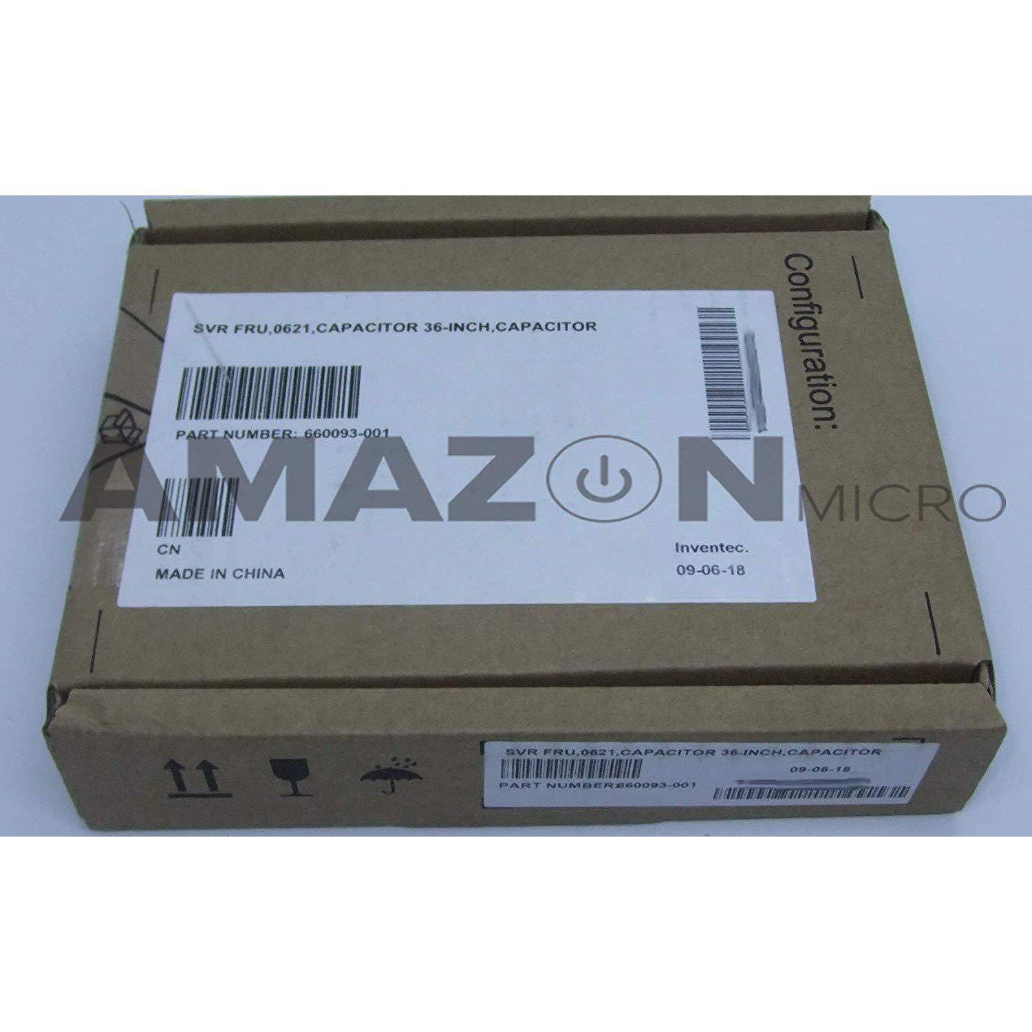 HP 660093-001 Capacitor Pack with 914mm (36 Inches) Long Cable - Provides Backup Power to the Flash-Backed Write Cache (FBWC) Memory Module for up to 80 Seconds in the Event of a System Power Failure - For Use with Smart Array Controllers-FoxTI