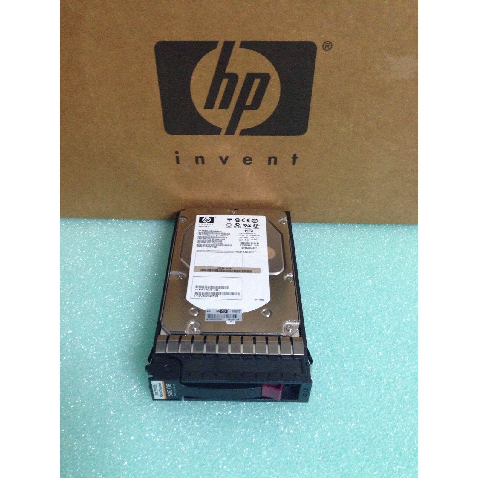 HP BD600DAJZK 495276-003 600GB 10K EVA dual port FC hard drive 9FS004-044 - AloinfoUSA