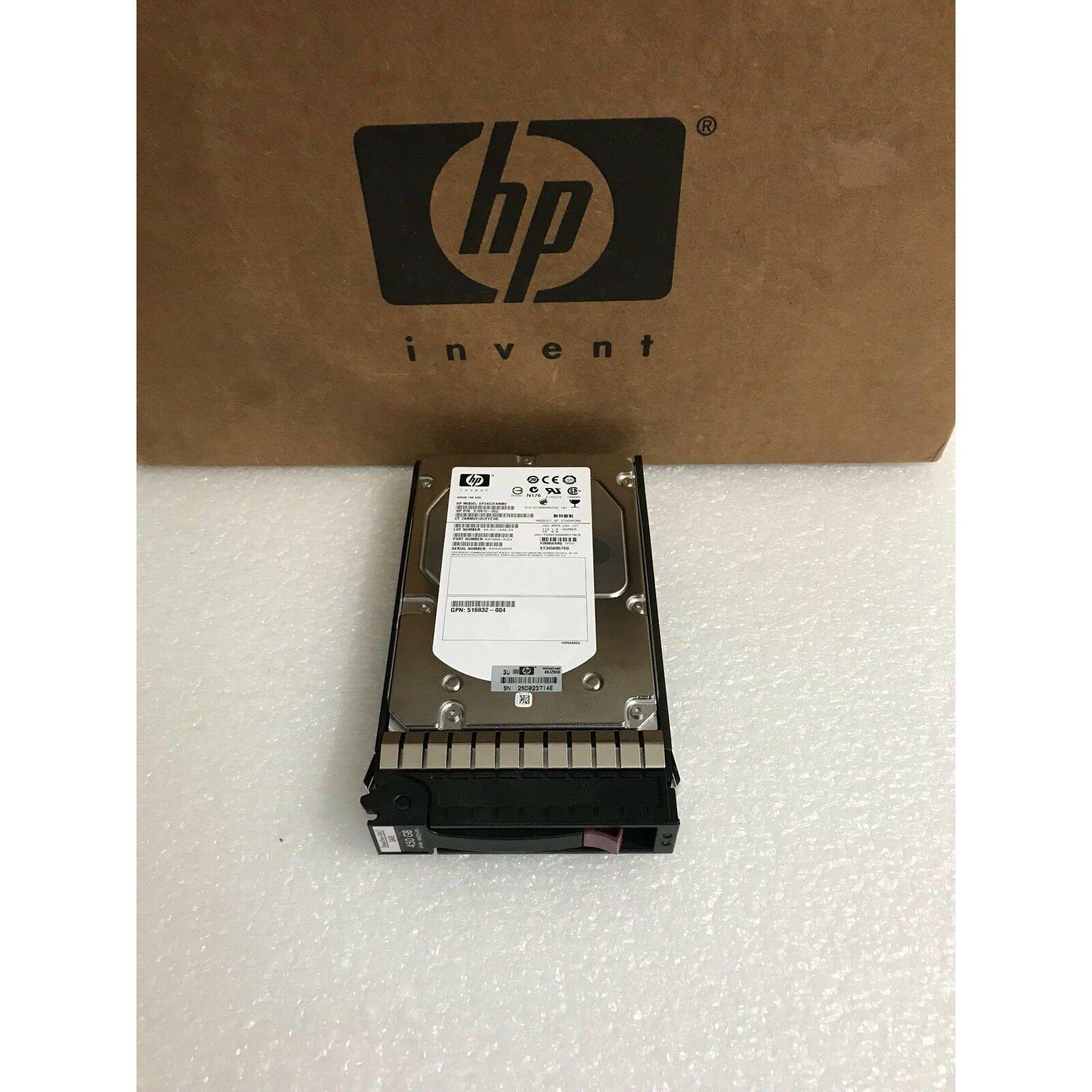 HP EF0450FARMV 516810-002 450GB 15K 3.5" dp sas hard drive 516832-004 9FM066-035 883585297825 - AloinfoUSA
