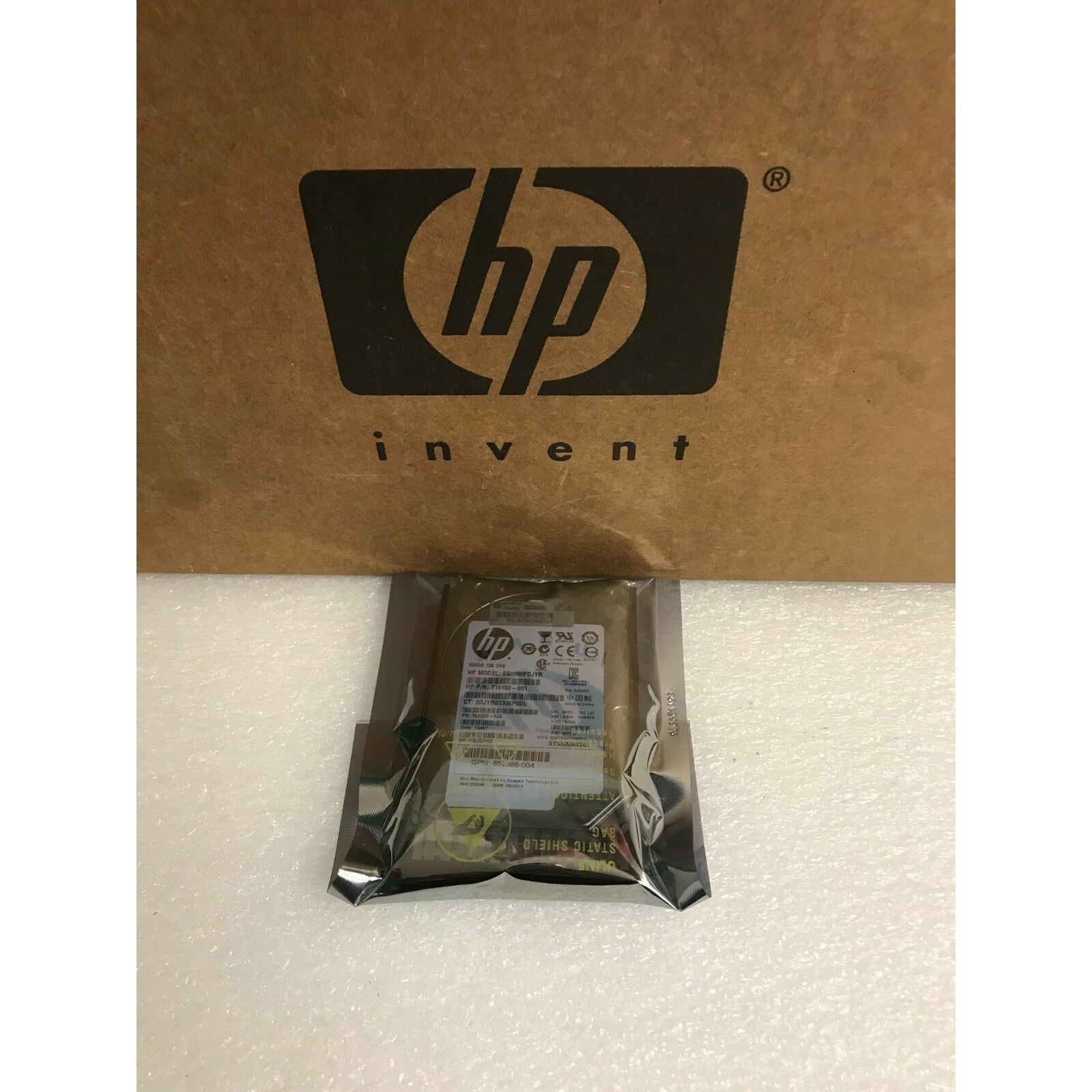 HP EG0900FBLSK 619286-004 900GB 10K 6G 2.5" SAS SC HARD DRIVE 9TH066-035 G8 - AloinfoUSA