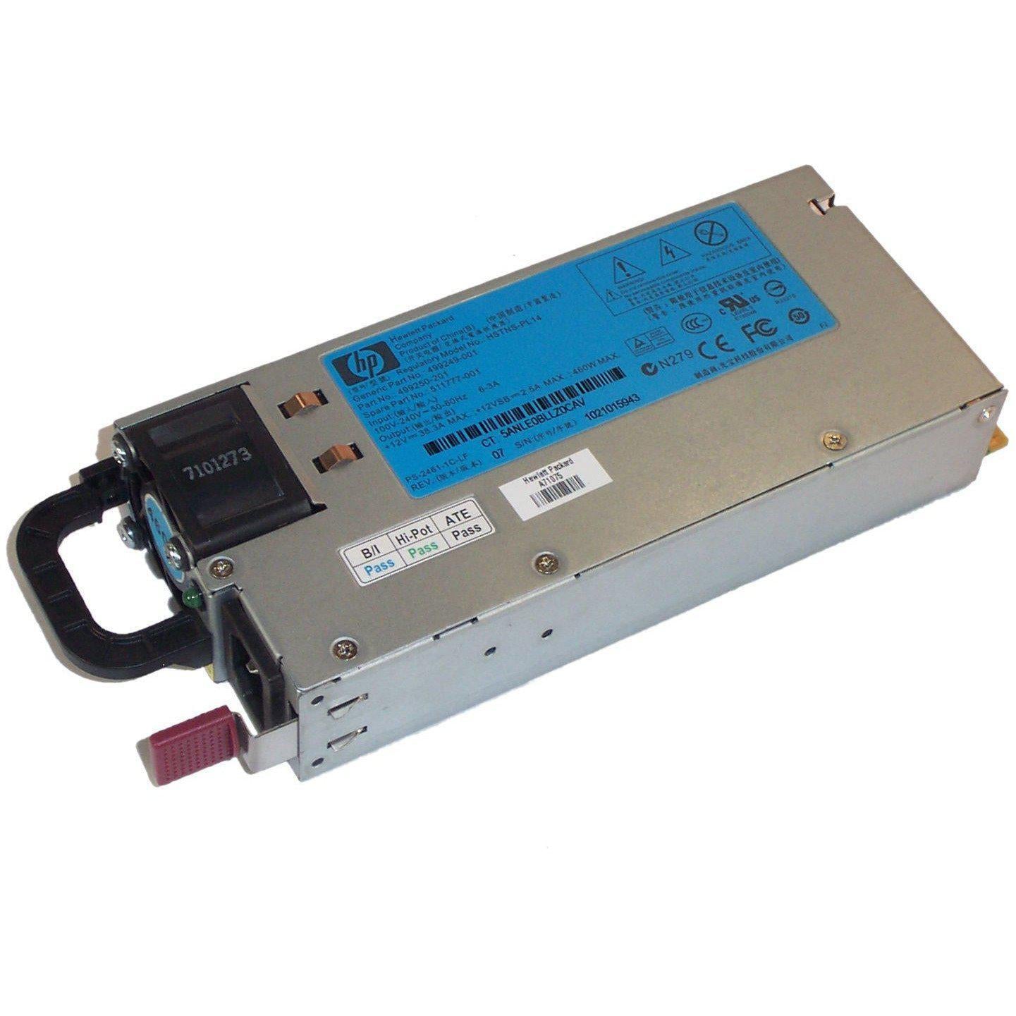HP POWER SUPPLY 750W HOT PLUG 94% PLC FOR HP PROLIANT DL360 DL380 G7 599383-001 706695188565 - AloinfoUSA