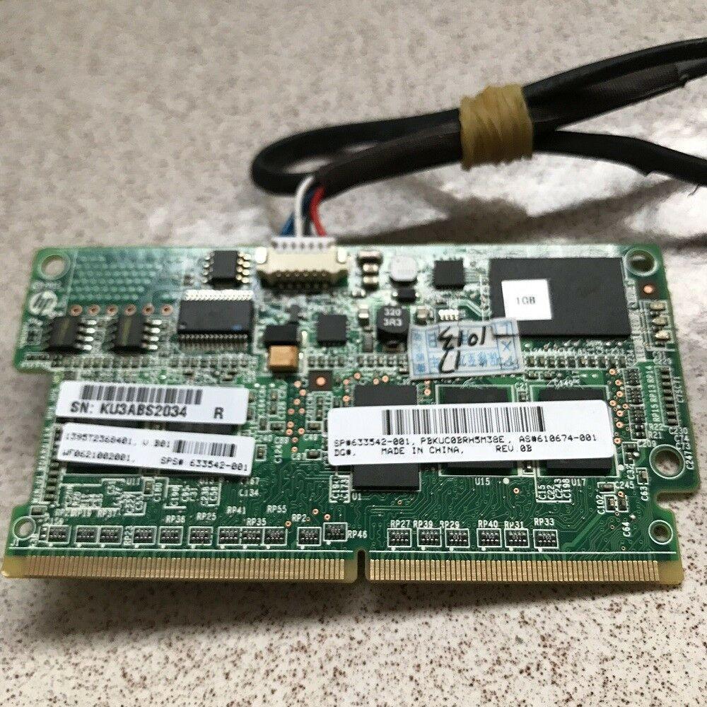 HP Smart Array P222 P420 P421 1GB FBWC Cache Module With Battery 633542-001 - AloinfoUSA