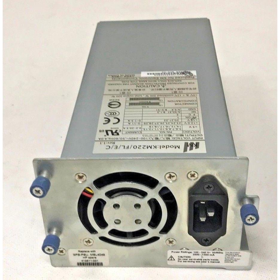 HP STORAGEWORKS MSL4048 REDUNDANT 220W POWER SUPPLY 413511-001 KM220/FL/E/C - AloinfoUSA