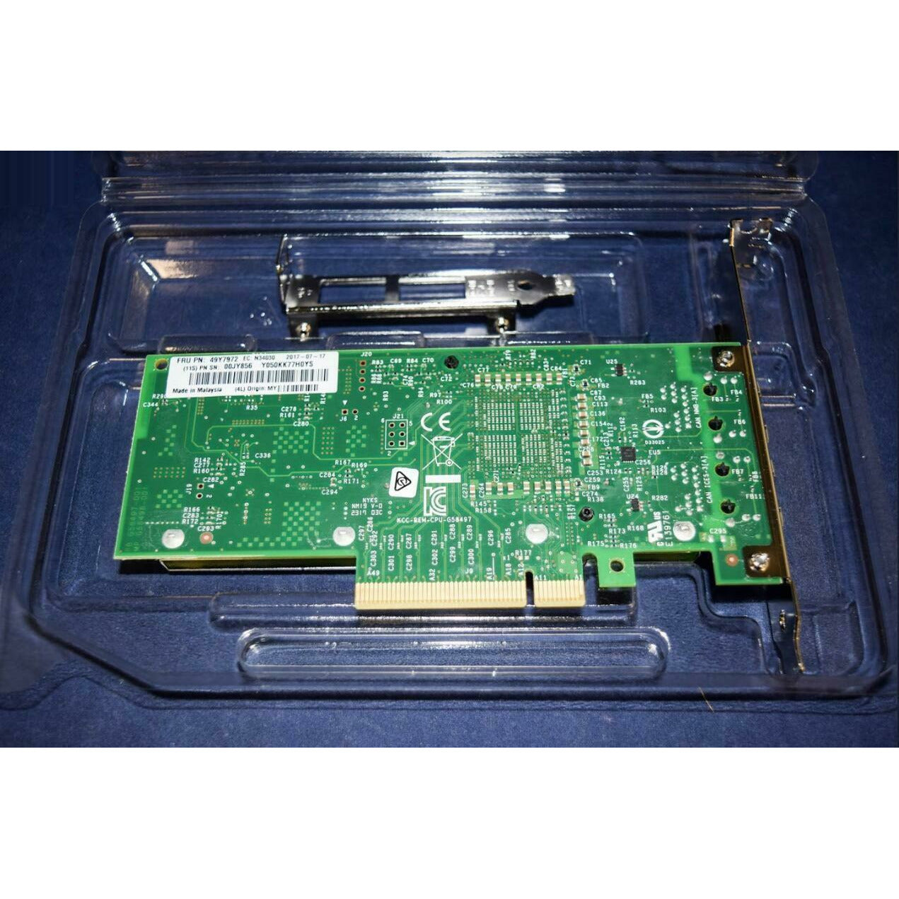 IBM Dual Port 10G BaseT Adapter 49Y7972 49Y7971 49Y7970 W/ BOTH BRACKETS - AloinfoUSA