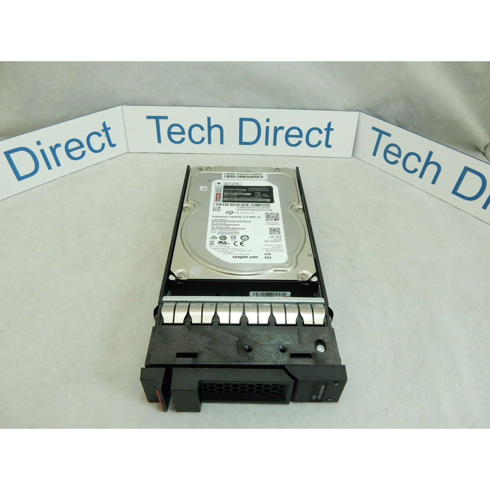 Lenovo 4TB 7.2K Hot Swap 12gbps Internal Hard Drive 3.5" Near Line SAS 01DC487 - AloinfoUSA