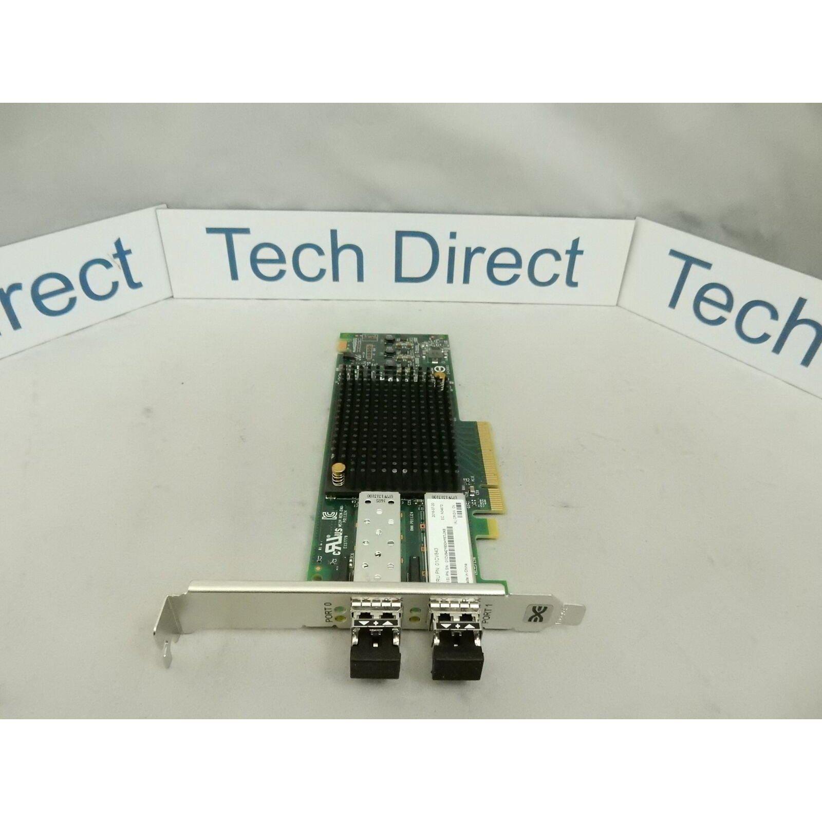 Lenovo Emulex 16GB FC Dual Port Host Bus Adapter ZZ 01CV840 - AloinfoUSA