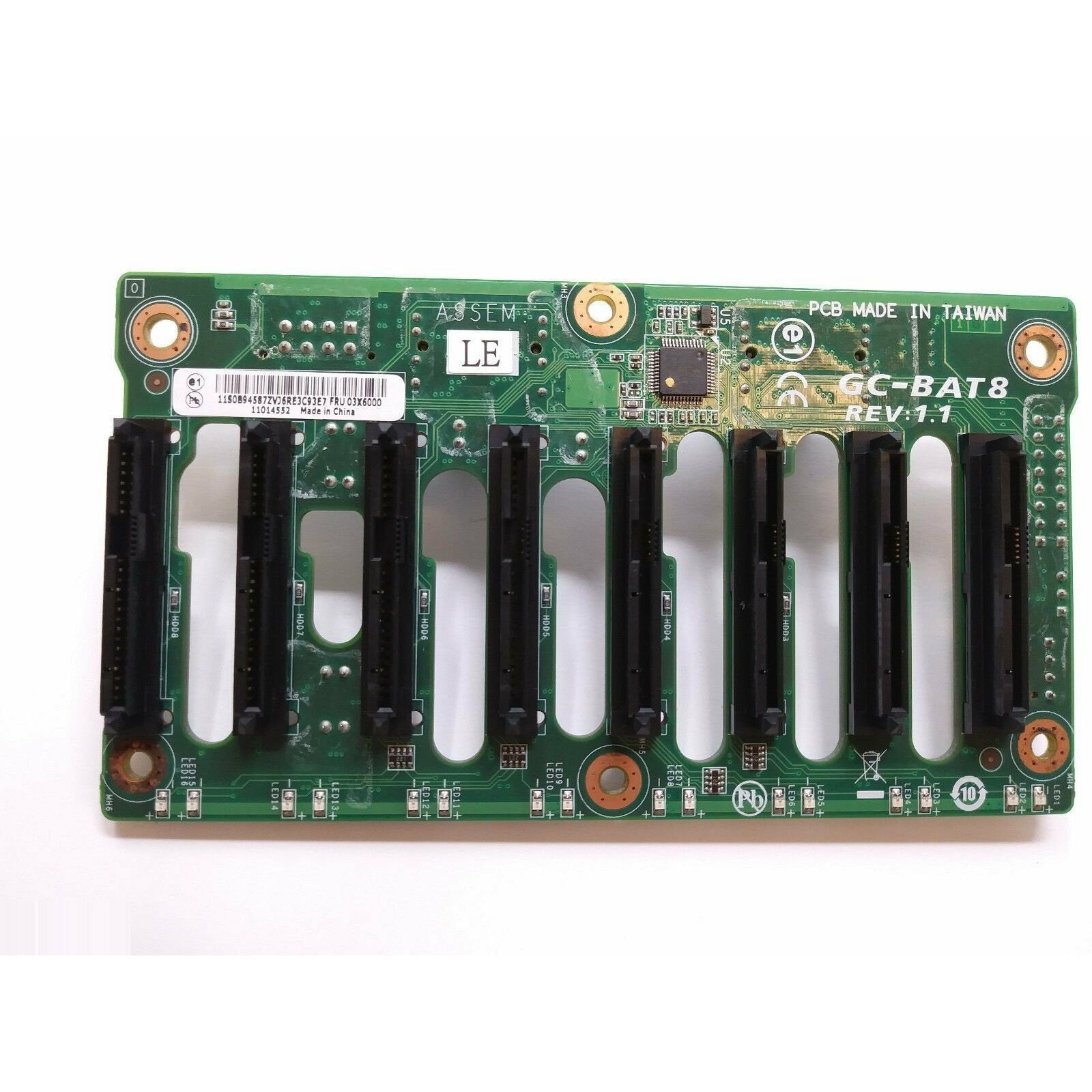 Lenovo ThinkServer RD640 2.5*8 SAS/SATA Hot Swap Back Plane 03X6000 - AloinfoUSA