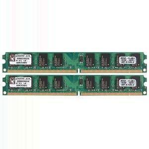 Memória 4GB (2x2GB) DDR2 800MHz 240-Pin ECC UDIMM PC2-6400 para HP KVR800D2N5K2 - AloinfoUSA