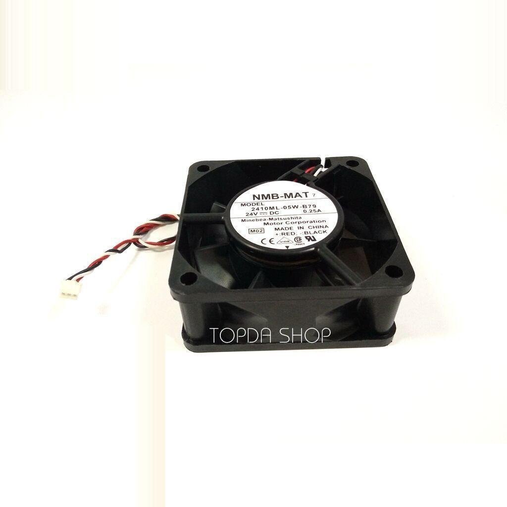 NMB 2410ML-05W-B79 Inverter cooling fan DC24V 0.25A 4.56W 60*60*25MM 3pin 819599205297 - AloinfoUSA