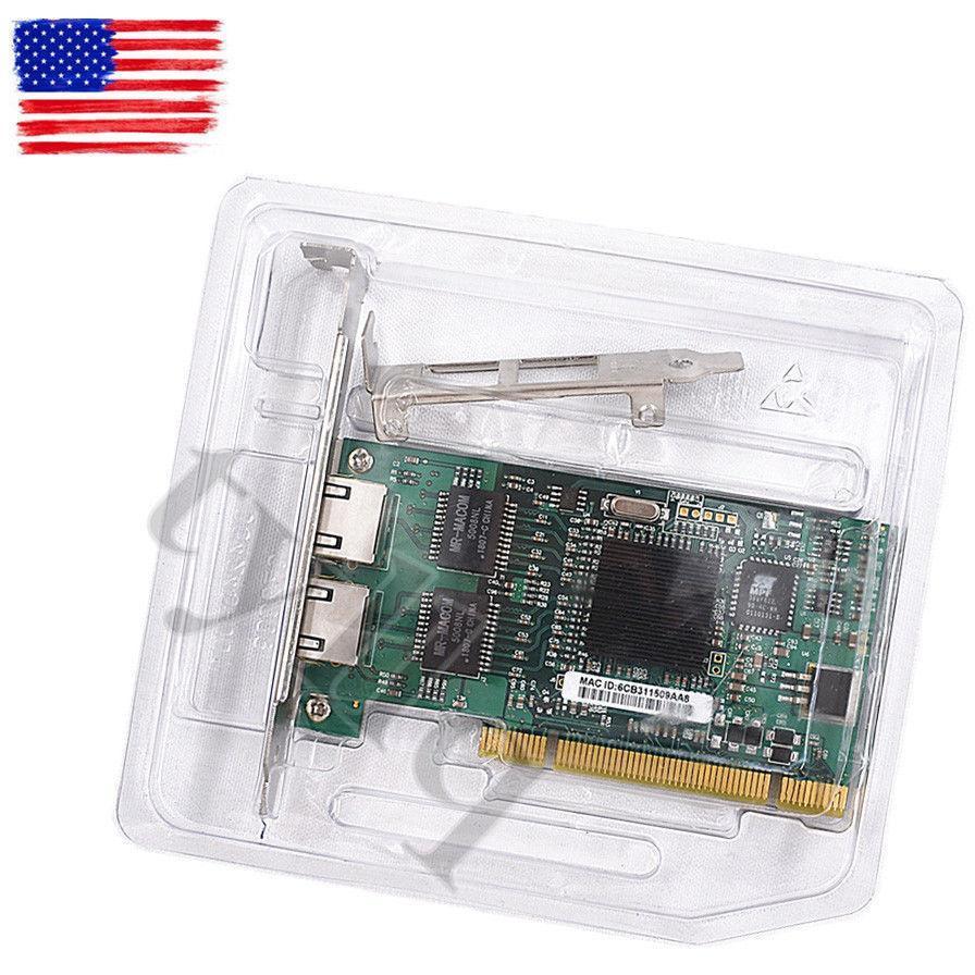 Placa Intel PWLA8492MT Chipset (82546) Pro Dual Port Gigabit PCI Lan Adapter - AloinfoUSA