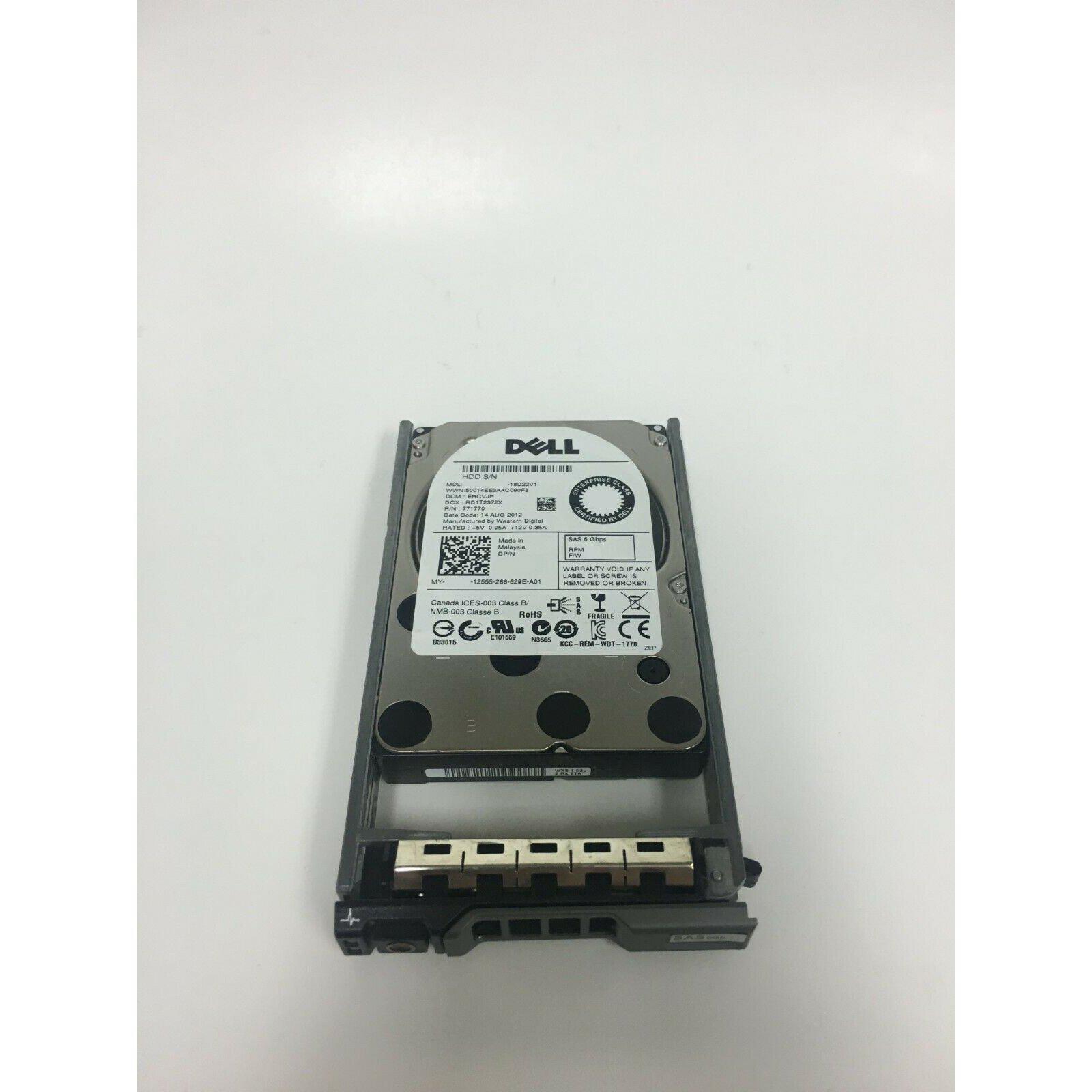 RC34W 0RC34W AL13SEB900 DELL 900GB 10K 6G SFF 2.5" SAS HARD DRIVE W/TRAY - AloinfoUSA