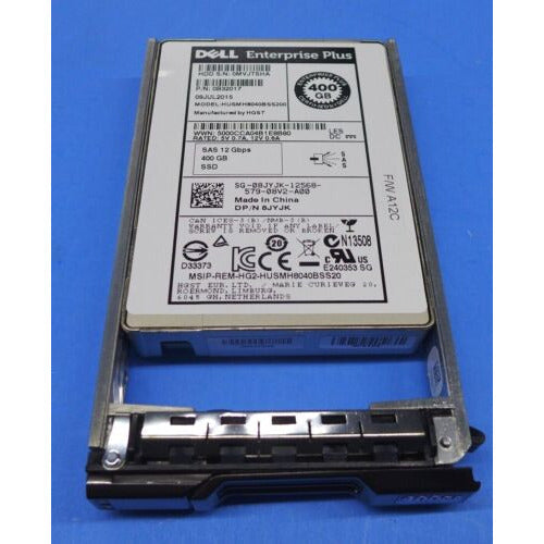Dell Enterprise Plus 400GB 12 Gbps 2.5" SAS SSD w/ Caddy HUSMH8040BSS200 8JYJK - MFerraz Technology ITFL