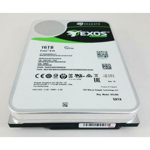 Disco Seagate Exos X16 ST16000NM001G 16 TB 512e/4Kn SATA 6Gb/ s Hard Disk Drive - MFerraz Tecnologia