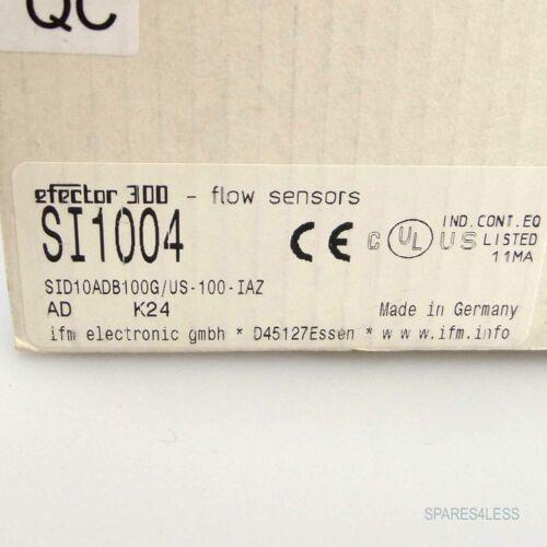 Sendor de fluxo IFM Efector 300 Flow Sensor SI1004 SID10ADB100G/US OVP show original title - MFerraz Tecnologia