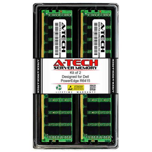 Memoria 64GB 2X 32GB DDR4 2666 PC4-21300 ECC LRDIMM for Dell PowerEdge R6415 Memory RAM - MFerraz Tecnologia