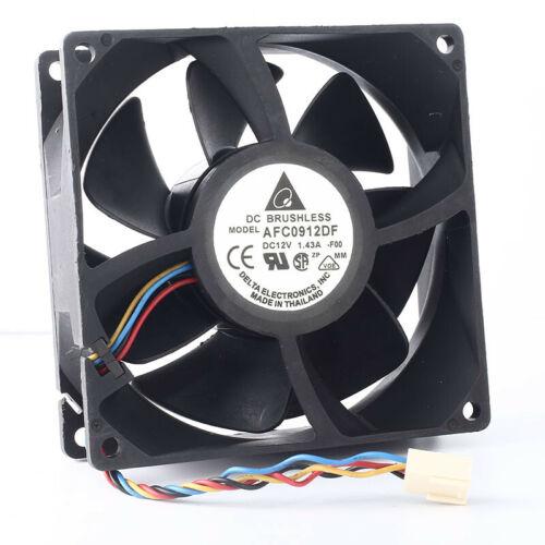 Delta  AFC0912DF  fan 12V 1.43A 90*90*32mm 4pin PWM Cooler - MFerraz Tecnologia