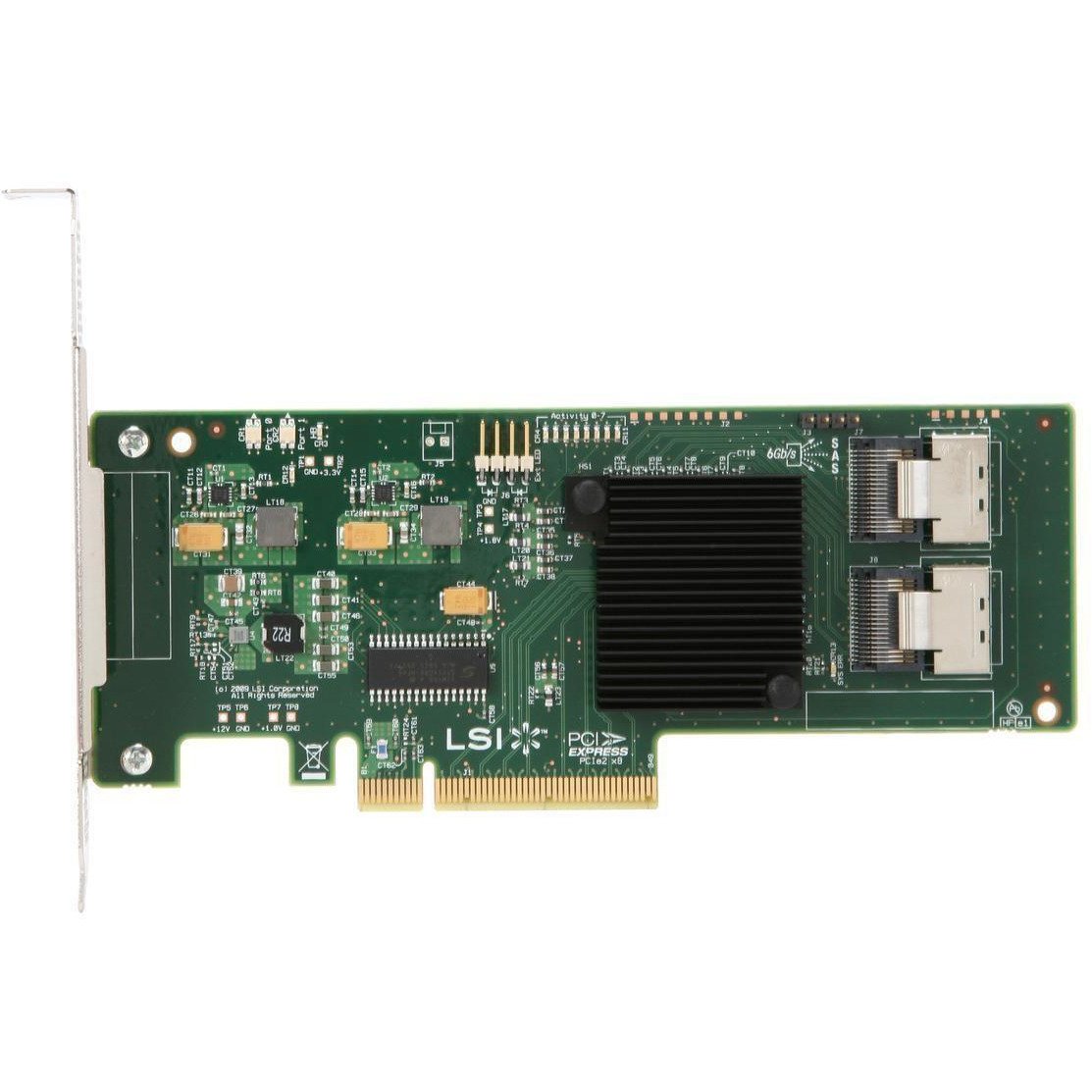 SAS9211-8I 8PORT Int 6GB Sata+SAS Pcie 2.0 - AloinfoUSA