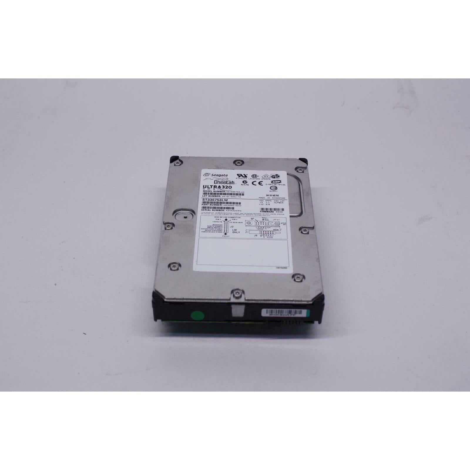 SEAGATE ST336753LW - 36GB 15K 68-PIN ULTRA-320 SCSI 3.5" HDD - AloinfoUSA