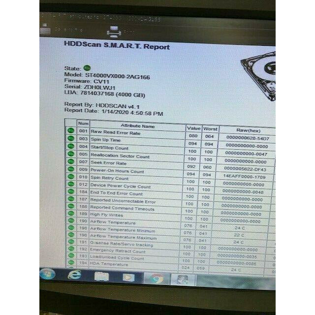 SEAGATE Surveillance ST 4000VX000 1F4168-501 FW CV14 - AloinfoUSA