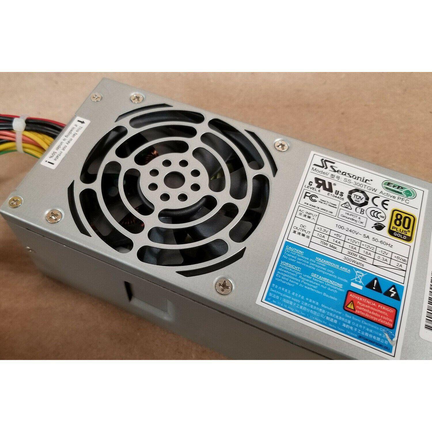 SeaSonic SS-300TGW 300W TFX12V 80 PLUS GOLD Certified Active PFC Power Supply - AloinfoUSA