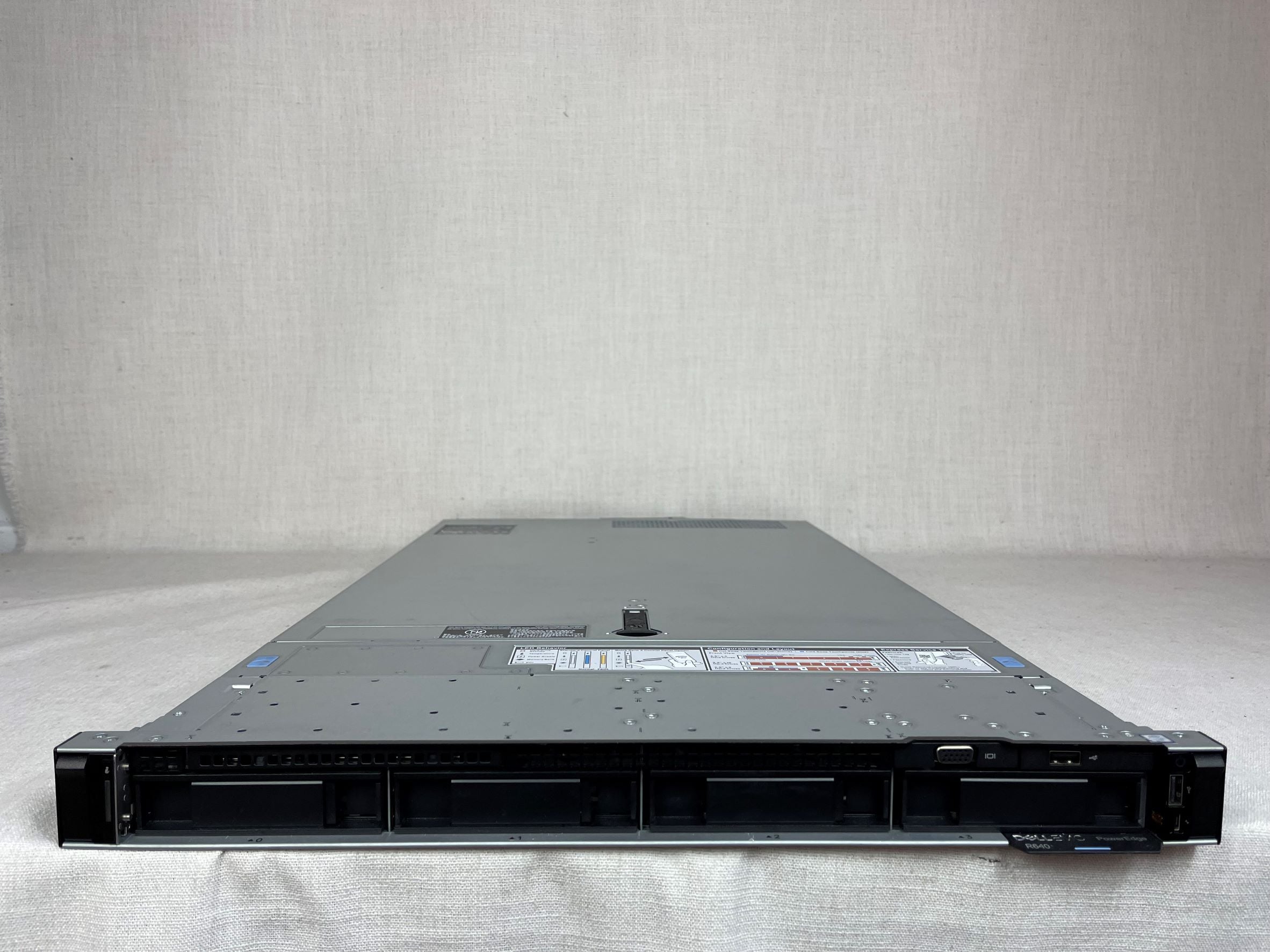 Dell PowerEdge R640 Server 2x 20 Core Gold 6148 2.4GHz 256GB 2x 1.6TB SSD H730p