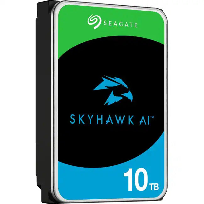 Seagate - SkyHawk AI ST10000VE001 10 TB Hard Drive - 3.5" Internal - SATA (SATA/600 - Conventional Magnetic Recording