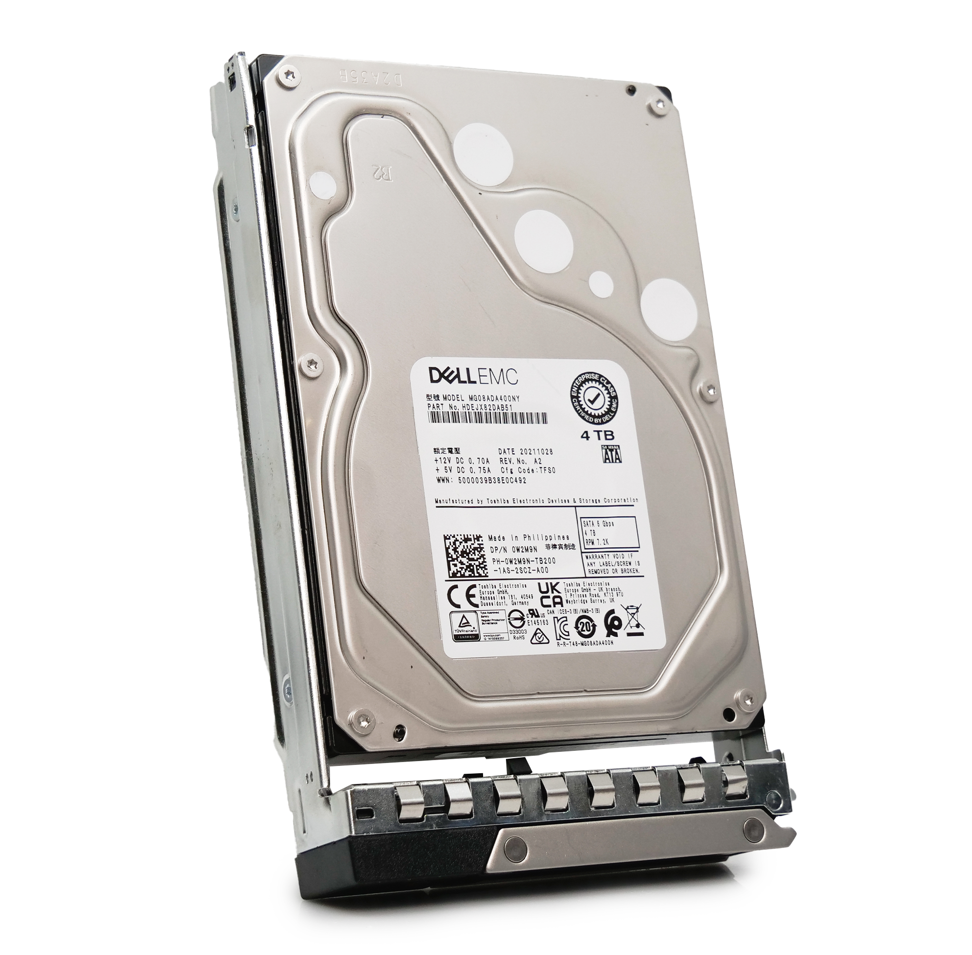 Dell G14 0KN40K 4TB 7.2K RPM SATA 6Gb/s 512n 3.5in Hard Drive