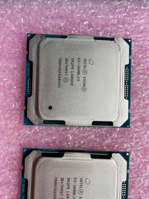 **1Pc** Intel Xeon E5-2608L v4 8 Core 1.60GHz 6.40GT/s QPI 20MB L3 Cache Socket FCLGA2011-3 (SR2P9) CM8066002045102 Server Processor