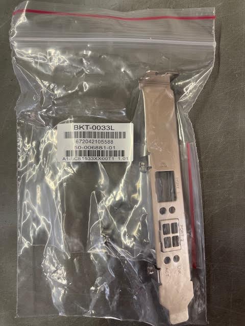 Supermicro BKT-0033L Standard (Full-Height) Bracket for AOC-STGN-I1S / AOC-STGN-i2S