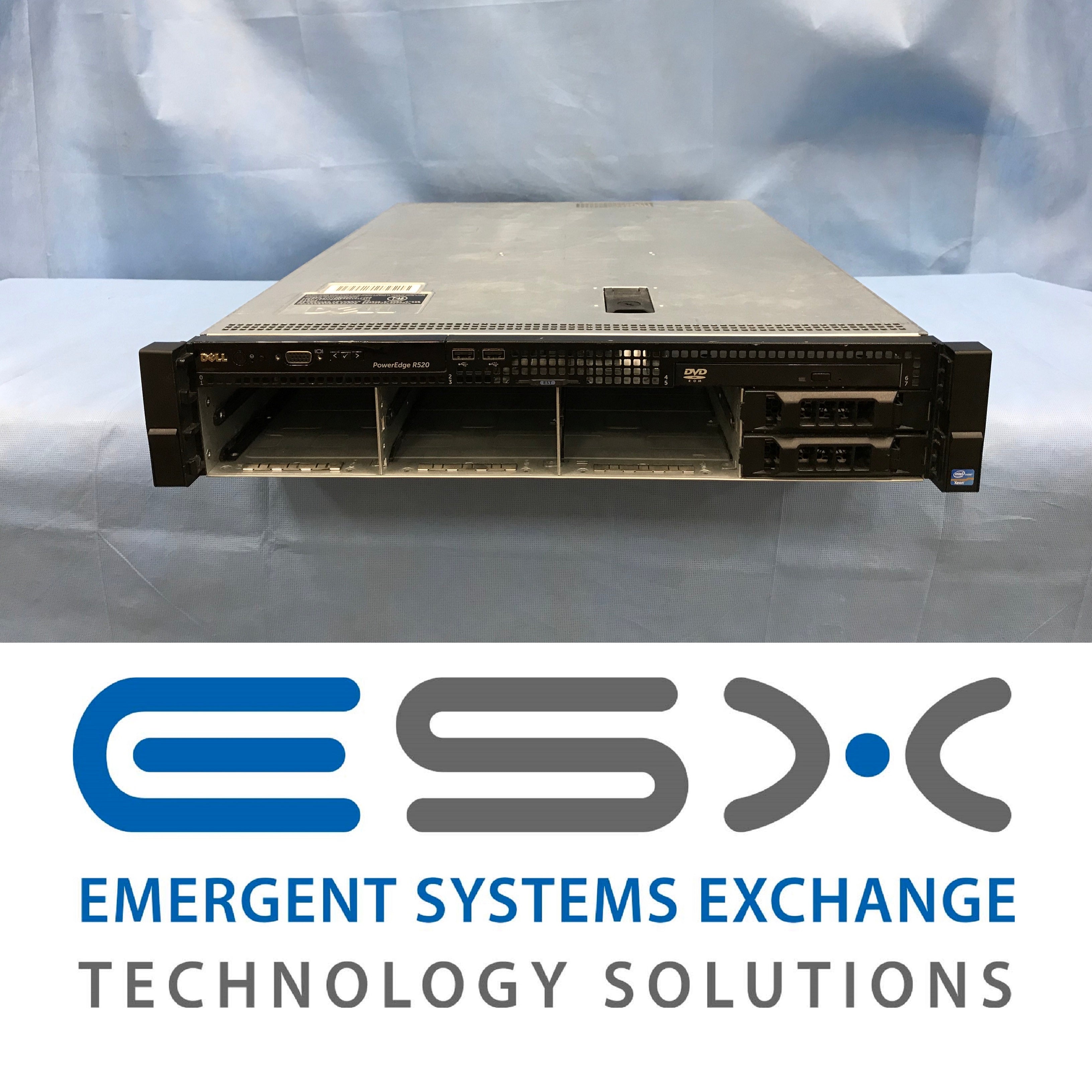 Dell PowerEdge R520 Server - E5-2407 @ 2.2Ghz 32GB RAM NO HDDs H310 Dual PSU
