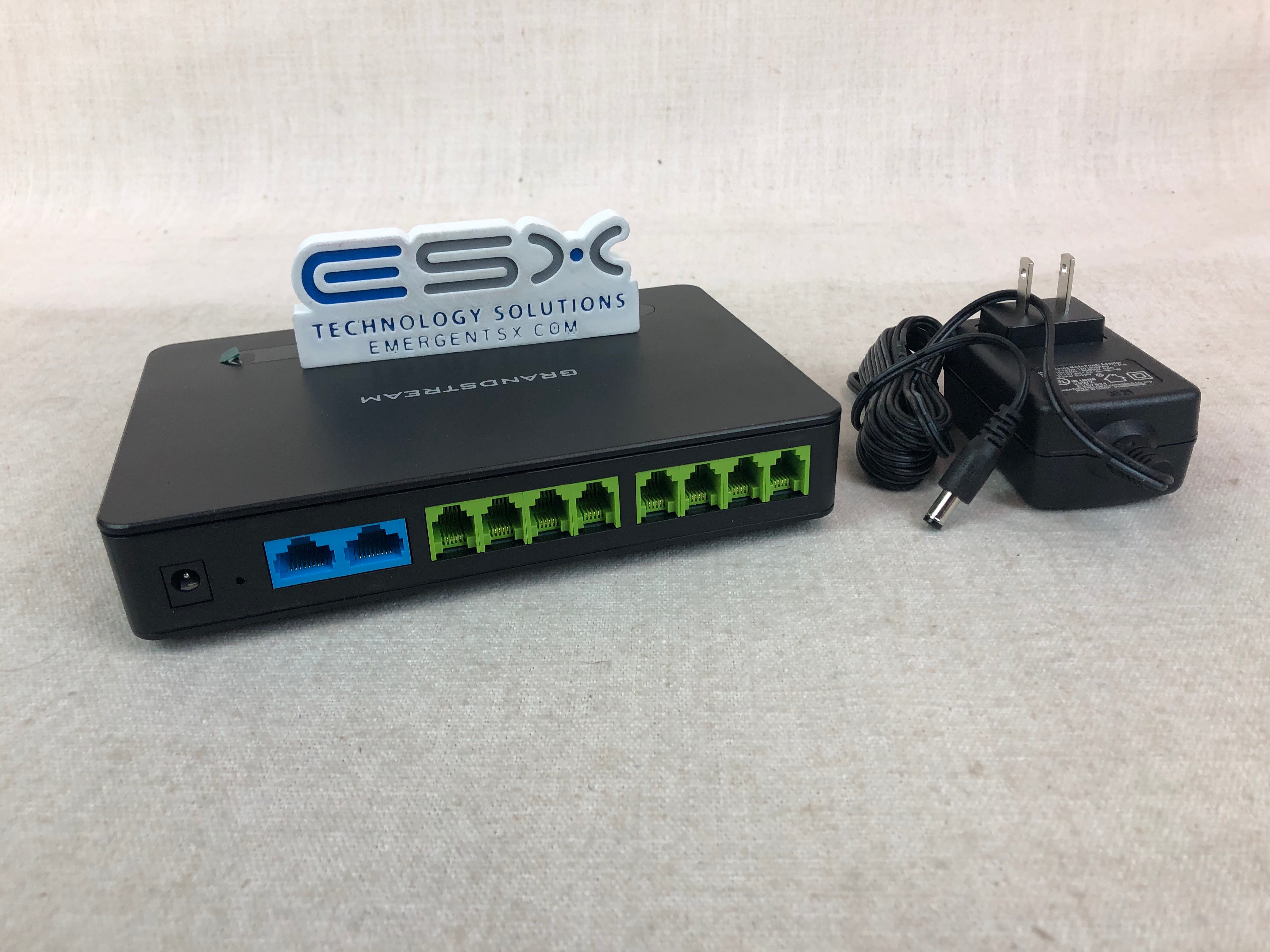 Grandstream HT818 Analog Telephone Adapter 8 FXS Gigabit Router | Open box