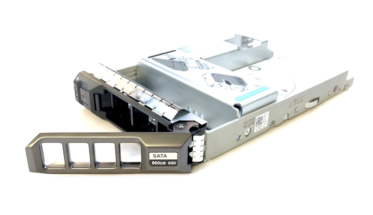 0KT5H Dell 960GB SATA 6Gbps 512e Mixed Use 2.5-inch Solid State Drive with 3.5-inch Hybrid Carrier