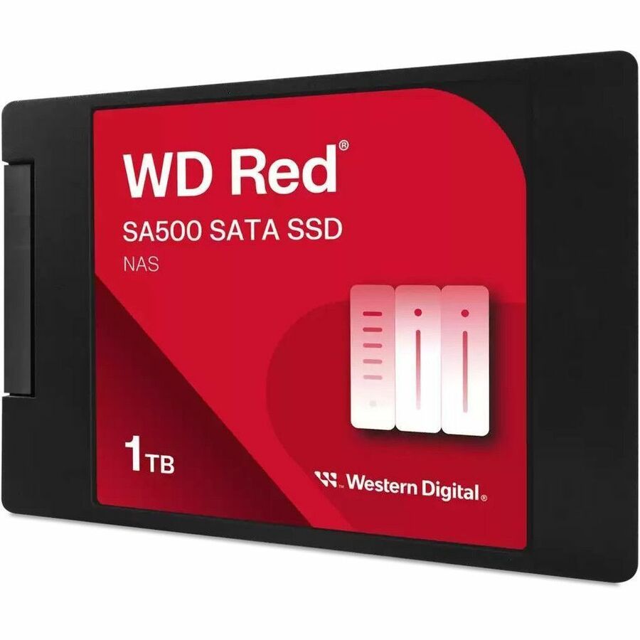 WD Red SA500 SATA SSD 1TB 2.5", 1.32 oz, 85000IOPS, Red SA500 NAS SATA SSD 2.5"/7mm Cased - 1TB