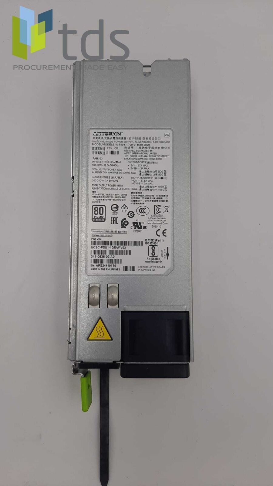 BE7M-M5-K9 Business Edition 7000M Server w/ HDEBL05JAA51 58-100169-01 16GB Mem