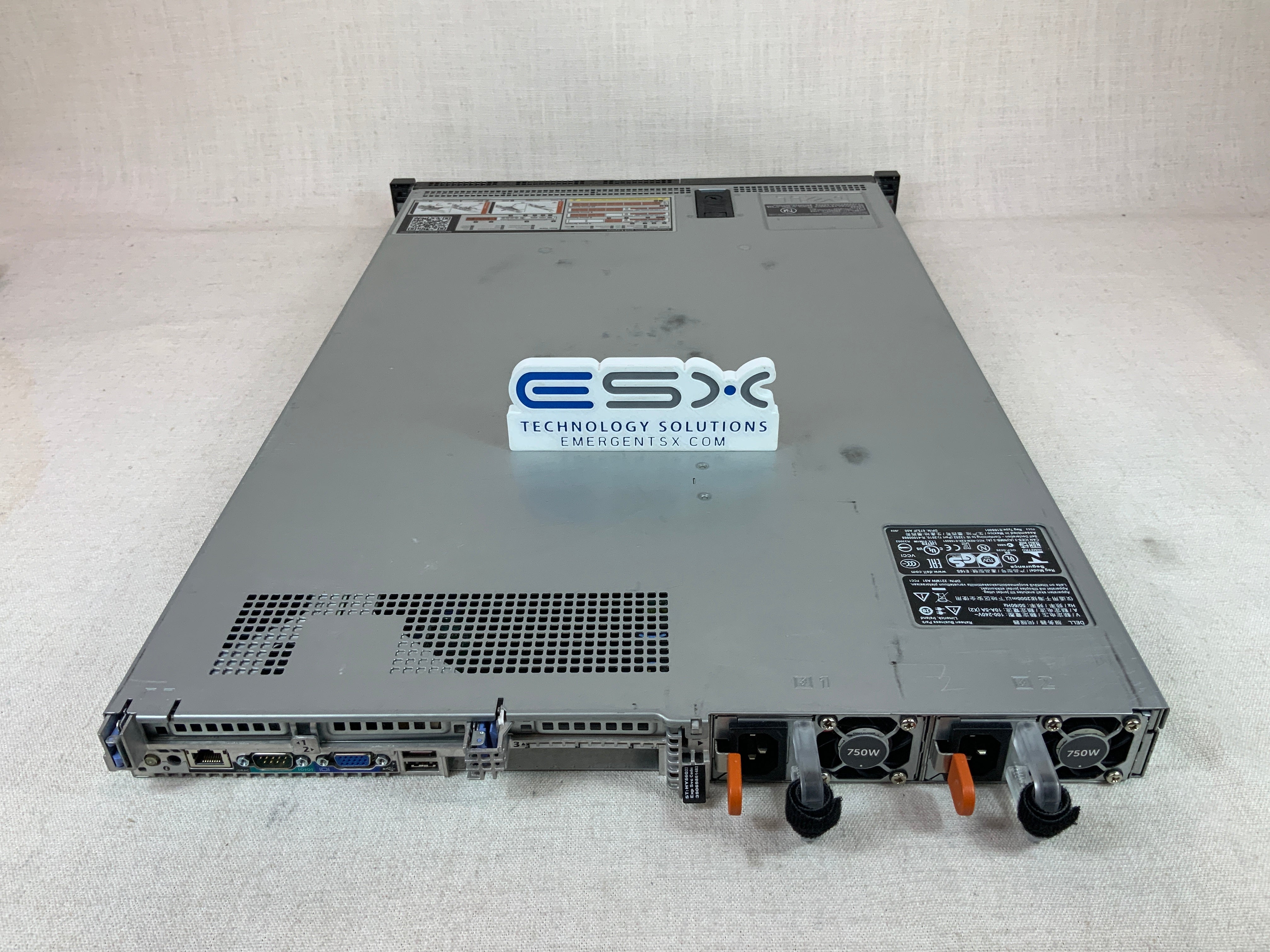 Dell PowerEdge R620 2x 6-Core E5-2620v2 @ 2.1GHz 128GB RAM No HDDs PERC H710