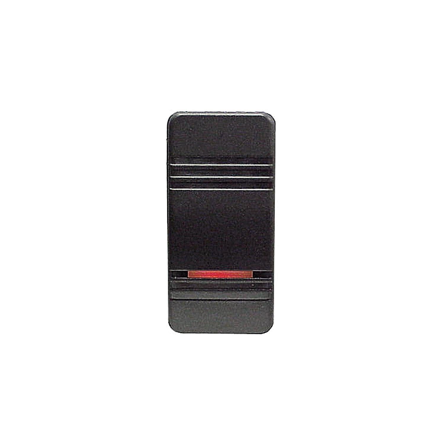 Sierra RK19780 Contura III Illuminated Weather Resistant Illuminated Rocker, Switch, Mom On/Off/On, Black
