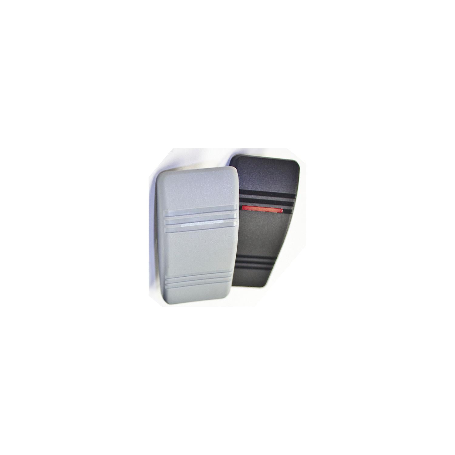 Sierra RK19700TP Contura III Illuminated Weather Resistant Rocker Switch, On/Off, Gray & Black