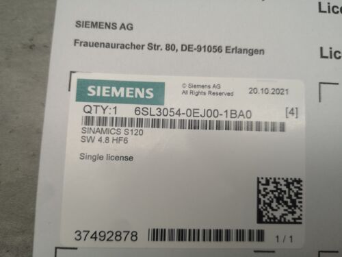 Siemens 6SL3054-0EJ00-1BA0 Compact Flash Card 6SL3 054-0EJ00-1BA0