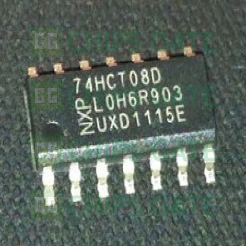 4PCS 74HCT08D,652 IC GATE AND QU 2INPUT 14SOIC 74HCT08D HCT08 74HCT08