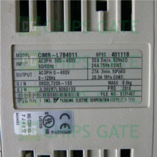 YASKAWA Inverter CIMR-L7B4011 11KW 400V