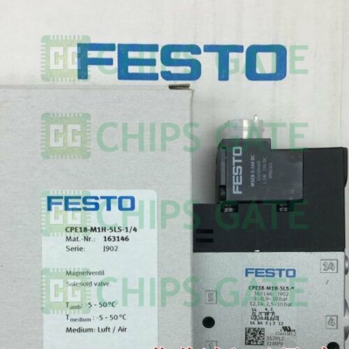 FESTO CPE18-M1H-5LS-1/4 163146 Solenoid Valve