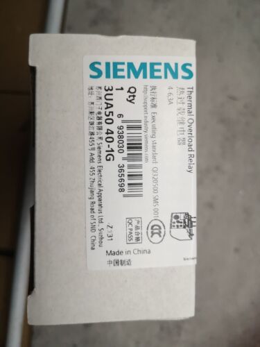 Siemens 3UA5040-1G Thermal Overload Relay 3UA5 040-1G