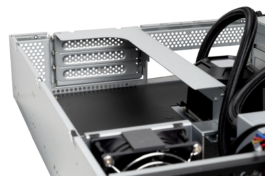 In-Win IW-RL200- 2U Feature Rich Server Chassis with Integrated Water Cooling, Full Height PCIe, Single 1200W Hot-Plug PSU (Dual Capable, Rail Kit