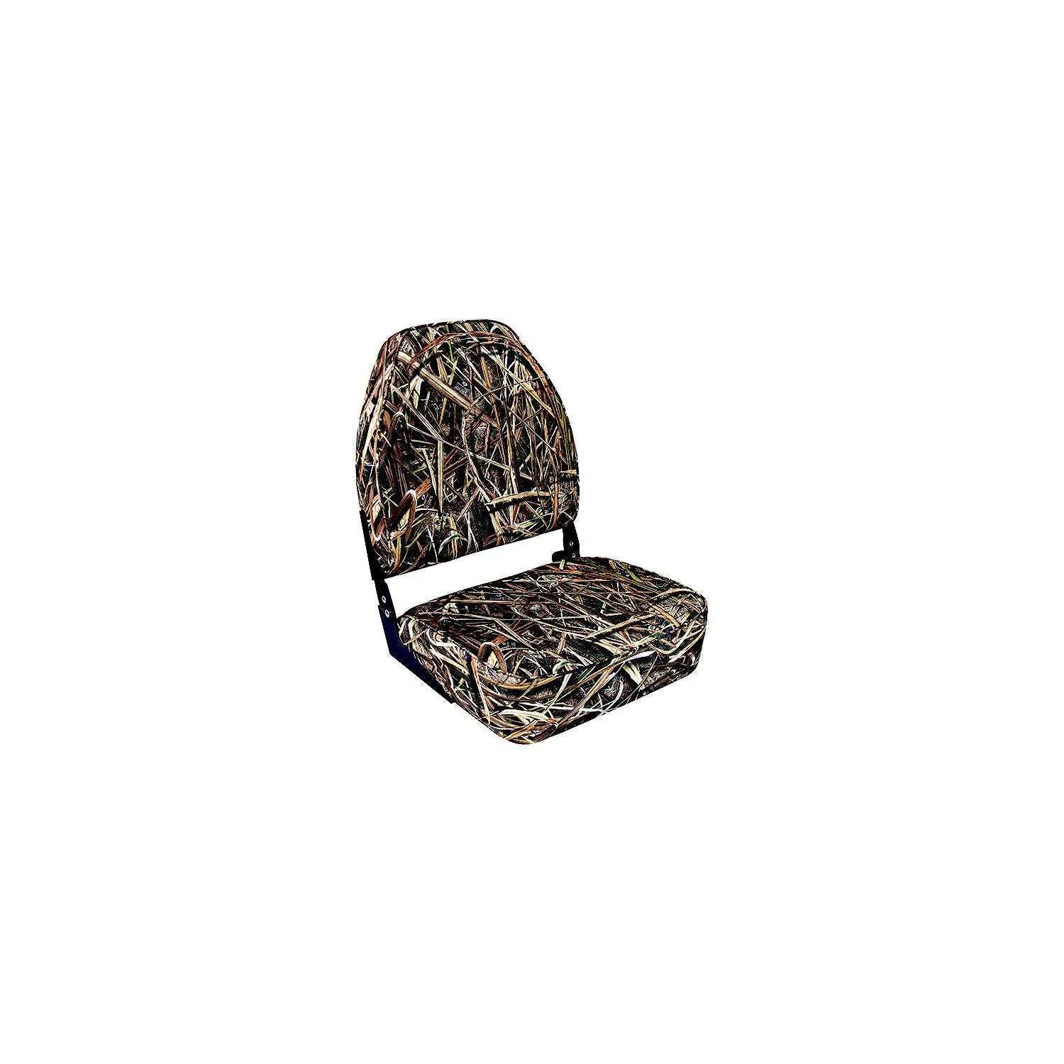 Wise Seats 8WD617PLS-728 Wise Camouflage High-Back Fold-Down Seat, Mossy Oak Shadowgrass Blades